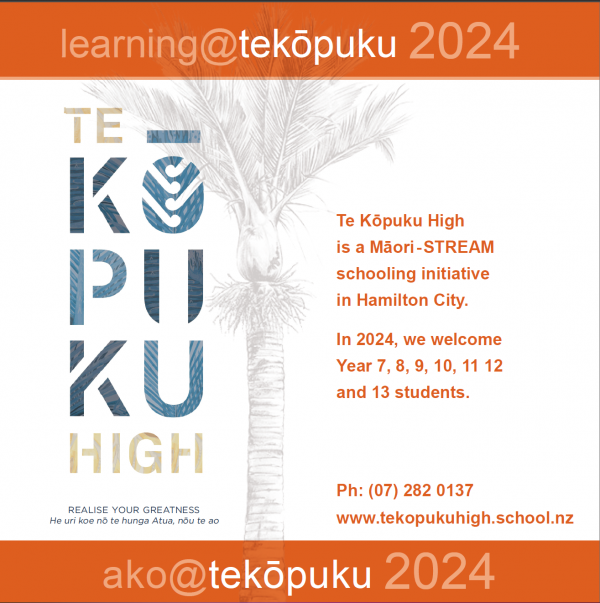2024 Te Kopuku High School Curriculum Handbook